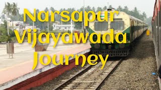 Narsapur to Vijayawada Journey Compilation |నరసాపురం విజయవాడ Train Journey | Indian railways |