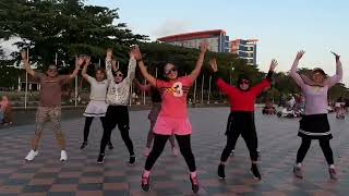 apt rose blackpink dance zumba | senam kreasi | choreo by zin batari