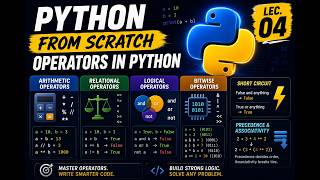 Operators in Python | Python From Scratch | Lec. 04