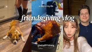 🦃Friendsgiving in San Diego 🦃 fried turkey, K-food, & vibes | 🍗 샌디에고에서 보내는 땡쓰기빙 🍗