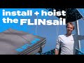 How to install and hoist the FLINsail solar system on your sailing yacht