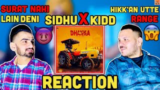 Reaction on Sidhu Moose Wala | Dhakka | Official Video | ReactHub Sidhu Moosewala Afsana Khan Kidd