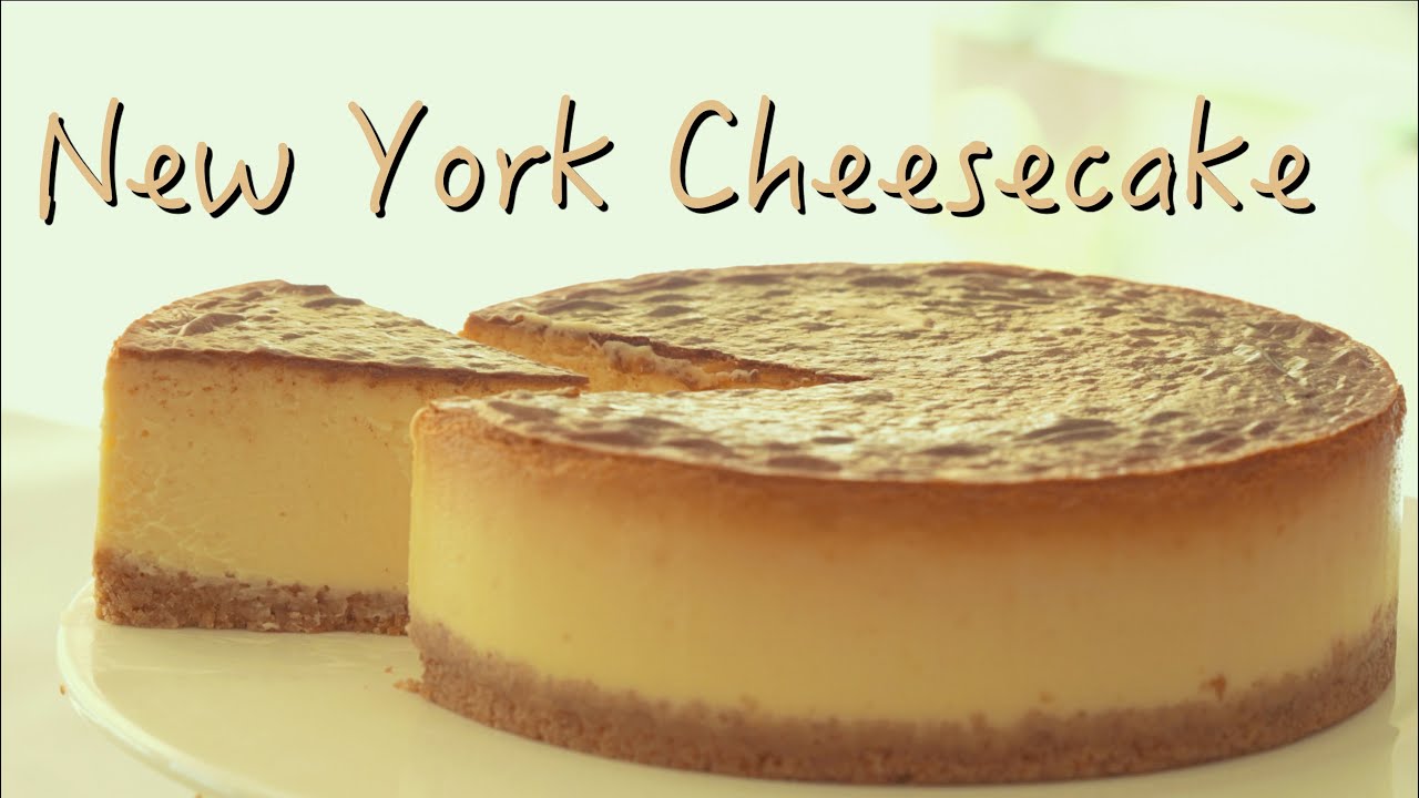 Sub)진한 뉴욕 치즈 케이크 만들기Rich New York Cheesecake | 러블리 베이킹(lovely Baking ...