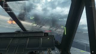 Road Kill with a Heli - BF3 /Reality Mod