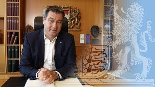 Ministerpräsident Dr. Markus Söder zu seiner Regierungserklärung - Bayern