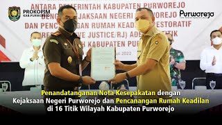 Penandatanganan Nota Kesepakatan dengan Kejari Purworejo || Prokopim Purworejo