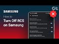 How to Turn Off RCS on Samsung Galaxy Phones? | Disable RCS Messaging (2024)