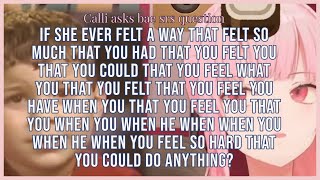 Calli asks Bae If she ever felt a way that felt so much that you had felt that you could do anything