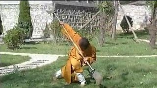 Shaolin Kung Fu rare weapons: monks' spade