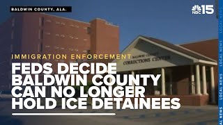 Feds inform Baldwin jail staff they can no longer hold ICE detainees - WPMI NBC 15