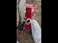 using our newest piece of equipment predator 6.5 212 chipper shredder shorty video