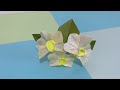 how to make paper orchid with only one piece of paper very cute origami orchid