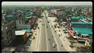 For location:- watch the drone shot video of Damak city