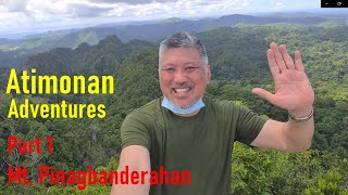 Mt. Pinagbanderahan.  Quezon Protected Landscape Adventures in Atimonan Quezon Part 1.