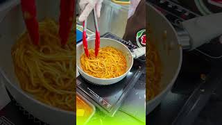 Mì ý xốt bò bằm kinh doanh tiện lợi #spaghetti #food #reels #recipe #review