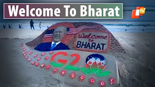 Welcome To Bharat: Sudarsan Pattnaik Greets US President Biden’s Arrival To India With Sand Art