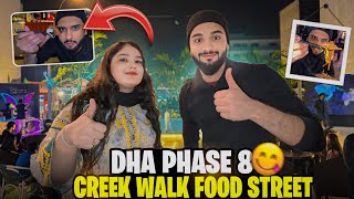 Creek Walk Food Street Dha Phase 8 || Expensive Food Street😱