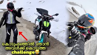 കൊടും മഞ്ഞിൽ ഞാൻ അവൾക്ക് കൊടുത്ത challenge😂🥶