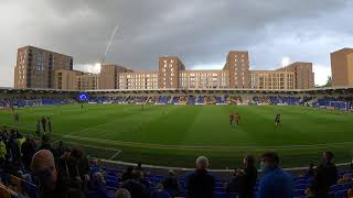 Plough Lane test event - west stand pan around