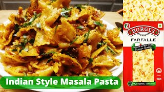 #49-Indian Style Masala Pasta /Spicy Masala Pasta /Quick Breakfast & Dinner /Kids Tiffin Box Recipe