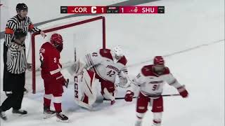 Highlights: Cornell Men's Hockey at Sacred Heart (1/10/25)