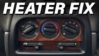 How To Fix An MG Rover Heater Blower