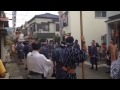 阿治古神社例大祭御神幸行列と鹿島踊り