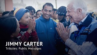 Public Tributes Pour in for Jimmy Carter