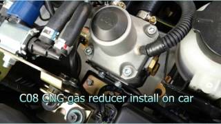 CNG conversion kits install on Nissan car