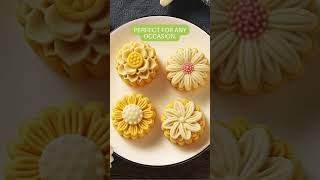 Flowers Moon Cake Mold Set