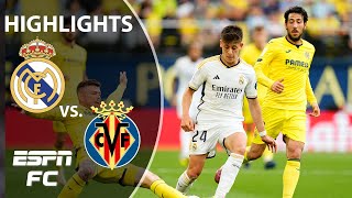 IMPROBABLE COMEBACK 🔥 Real Madrid vs. Villarreal | LALIGA Highlights | ESPN FC