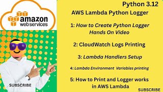 How to create AWS Lambda function + Python Logger - Lab2