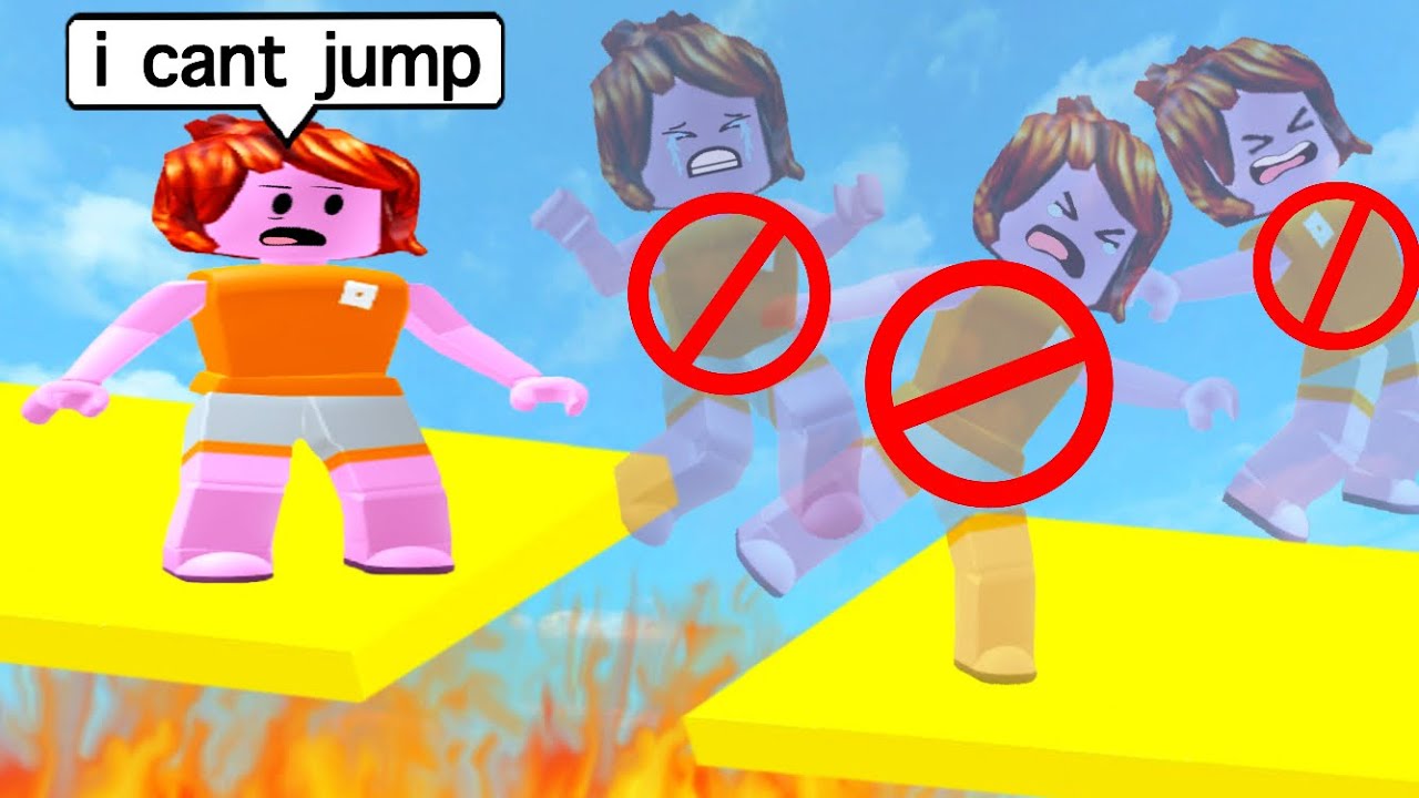 Roblox No Jumping Obby... - YouTube