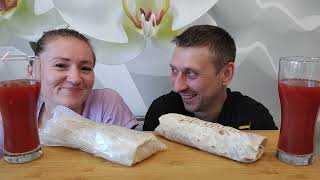 СЕМЕЙНЫЙ МУКБАНГ СОЧНАЯ🌯 ШАУРМА🌯 | JUICY SHAWARMA MUKBANG #мукбанг #mukbang