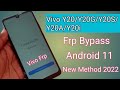 Vivo Y20G/Y20A/Y20S/Y20I/Y20 Frp Bypass/Reset Google Account Lock Android 11 | Without Pc 100% Ok