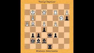 Mikhail Botvinnik vs Vasily Smyslov | World Championship Match, 1954 #chess