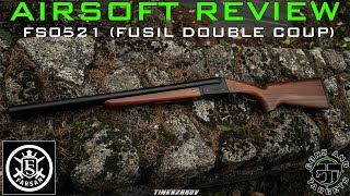 Airsoft Review #200 Farsan FS0521 (Fusil Double Coup) Gaz (GUNS AND TARGETS) [FR]