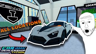 ALL 13 PARTS FOR LIMITED ZENVO CDT ROBLOX