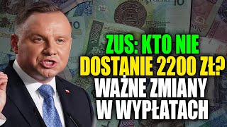 Zmiany w ZUS 2025: Kto dostanie 2200 zł i nowe terminy wypłat świadczeń!