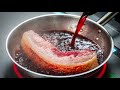 【Braised Pork Belly】Chef 's recipe for Kakuni with red wine