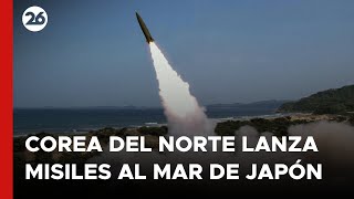 Corea del Norte lanza una decena de misiles balísticos de corto alcance al mar de Japón