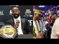 Jon Jones SHUTS DOWN Francis Ngannou Question after UFC 309