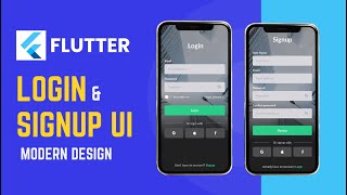 Login, Signup Page | Flutter UI Tutorial | Speed Code | 2024