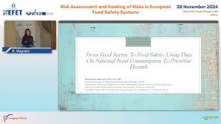 6. Risk Assessment & Ranking of Risks in European Food Safety Systems - Ομιλία Εμ. Μαγριπλή