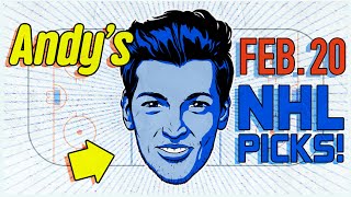 NHL Sniffs, Picks & Pirate Parlays Today 2/20/24 | Best NHL Bets w/ @AndyFrancess