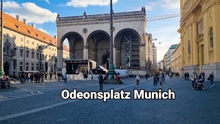 This is The Odeonsplatz in Munich (München) Germany