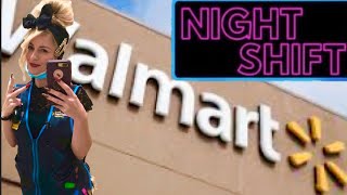 OVERNIGHT SHIFT AT WALMART (A DAY IN THE LIFE)