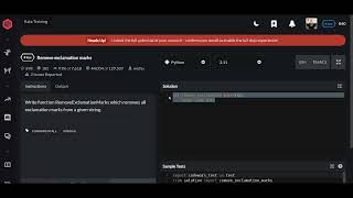Codewars | Remove exclamation marks | Python 8 kyu