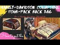 How to put the Harley-davidson Onyx Premium Luggage Collapsible Tour-Pak Rack Bagon your Ultra