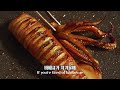 캠핑장 인기만점 탱글탱글 통오징어구이 grilled squid